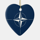 NAVO-vlag Keramisch Ornament (Rechts)