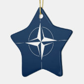 NAVO-vlag Keramisch Ornament (Links)