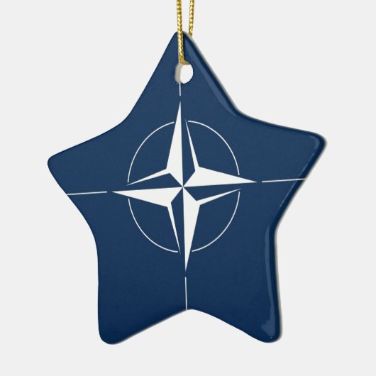 NAVO-vlag Keramisch Ornament (Links)
