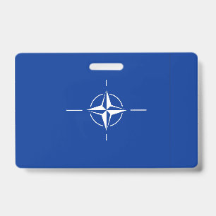 NAVO vlag Noord-Atlantische Verdragsorganisatie Al Badge