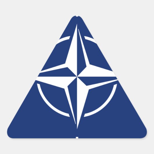 NAVO-vlag Sticker (Voorkant)