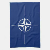 NAVO-vlag Theedoek (Verticaal)