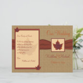 Navolgend programma Leaf Wedding (Staand voorkant)