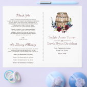 Navolgend programma voor het huwelijk van de Bourg Flyer (Enkel)