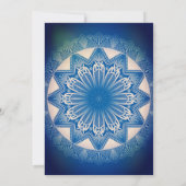 Navratri Durga Puja Viering Chakra Mandala Kaart (Achterkant)