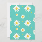 Navratri Durga Puja Viering Sky Blue Vlinder Kaart (Achterkant)