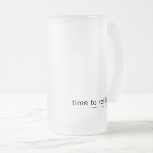 navullen matglas bierpul (Voorkant rechts)