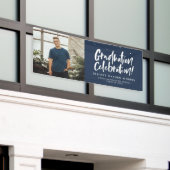 Navy afstudeerfeest spandoek (Buitenkant Gebouw)