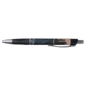 Navy Agate Roos Gold Glitter Drip Pen (Bodem)