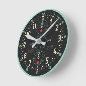NAVY Aircraft Clock imitation Ronde Klok (Hoek)