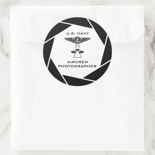 Navy Aircrew Fotograaf Stickers (Tas)