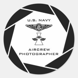 Navy Aircrew Fotograaf Stickers