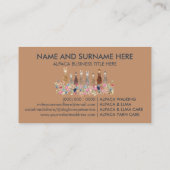 Navy Alpaca Visitekaartje (Achterkant)