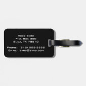 Navy Anchor Bagagelabel (Achterkant horizontaal)