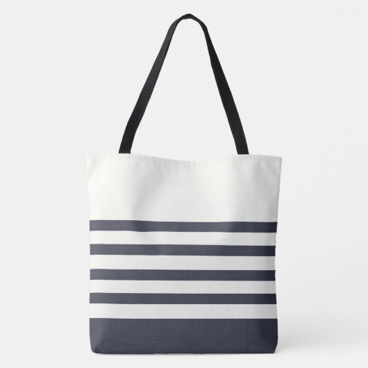Navy Anchor Canvas tas (Achterkant)