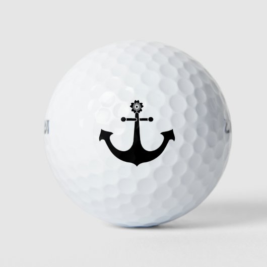 Navy anchor golfballen (Voorkant)