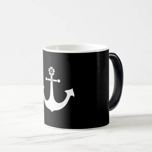 Navy anchor magische mok (Voorkant rechts)