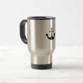 Navy anchor reisbeker (Voorkant links)