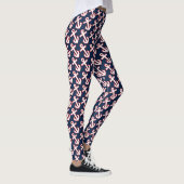 Navy Anchor Women's Leggings (Rechts)