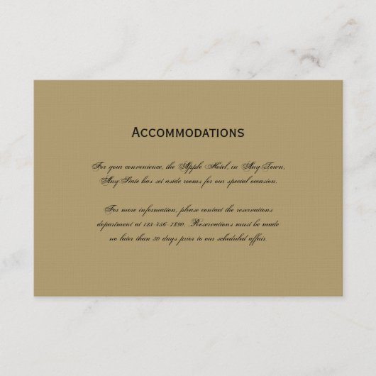 Navy and Gold Masquerade Wedding-kaart Informatiekaartje (Voorkant)