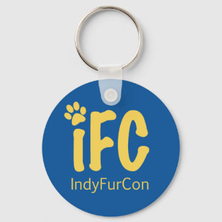 Navy and Gold Sleutelhanger