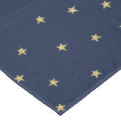Navy and Gold Stars Tafelkleed (Gekanteld)
