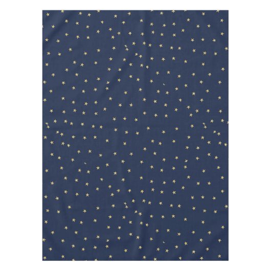 Navy and Gold Stars Tafelkleed (Voorkant)