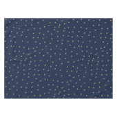 Navy and Gold Stars Tafelkleed (Voorkant (Horizontaal))
