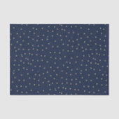Navy and Gold Stars Tissuepapier (Voorkant)