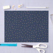 Navy and Gold Stars Tissuepapier (Craft)