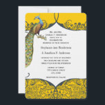 Navy and Mustard Peacock Love Bird Pattern Weddens Kaart<br><div class="desc">Peacock Navy Blue en Mustard Yellow Love Bird Paisley Pattern > zie meer  producten van vredestichters</div>