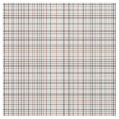 Navy and Rust Grid op lichtgrijs (bijna wit) Stof (Swatch)