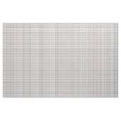Navy and Rust Grid op lichtgrijs (bijna wit) Stof (Fat Quarter)
