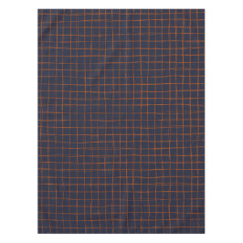 Navy and Rust Thread Pattern Tafelkleed