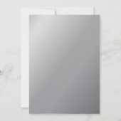 Navy and Silver Foil Bridal of Baby shower van Mai Kaart (Achterkant)