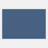 Navy Arabic Geometric Pattern Inpakpapier Vel (Voorkant 3)