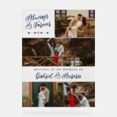 Navy Arrow fotocollage altijd voor altijd welkom Acryl Bord (Voorkant)