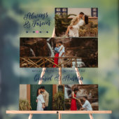 Navy Arrow fotocollage altijd voor altijd welkom Acryl Bord (Neutraal)