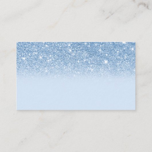 Navy Baby Blue Glitter... Het is een peuterroer. Informatiekaartje (Achterkant)