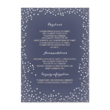 Navy Baby's Breath Wedding Details