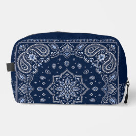 Navy Bandana Paisley Tasorganizer Toilettasje