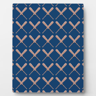 Navy Baseball Bat Fotoplaat