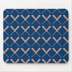 Navy Baseball Bat Muismat
