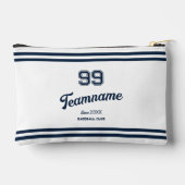 Navy Baseball Club Custom Player Nummer & TeamName Etui (Achterkant)