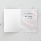 Navy Basistraining Gefeliciteerd Eagle op Flag Kaart (Binnen)