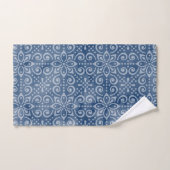 Navy Batik Bath Towel Set Bad Handdoek (Handdoek)