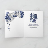 Navy Bedankt voor de waardering van ballonnen (Binnen)