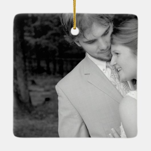 Navy & Berry Berry Elegant Damask Peacock Wedding Keramisch Ornament (Achterkant)