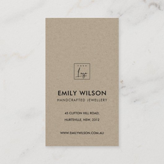 NAVY BERRY LEAFY FOLIAGE GREENERY DANK JE LOGO VISITEKAARTJE (Achterkant)