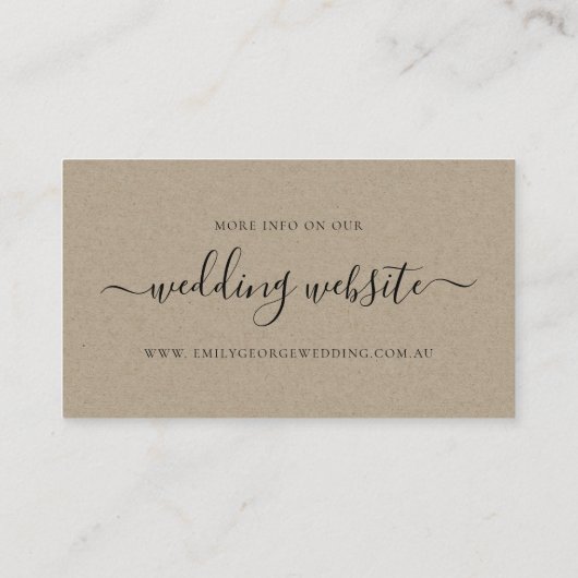 NAVY BERRY LEAFY FOLIAGE GREENERY WEDDING WEBSITE VISITEKAARTJE (Achterkant)